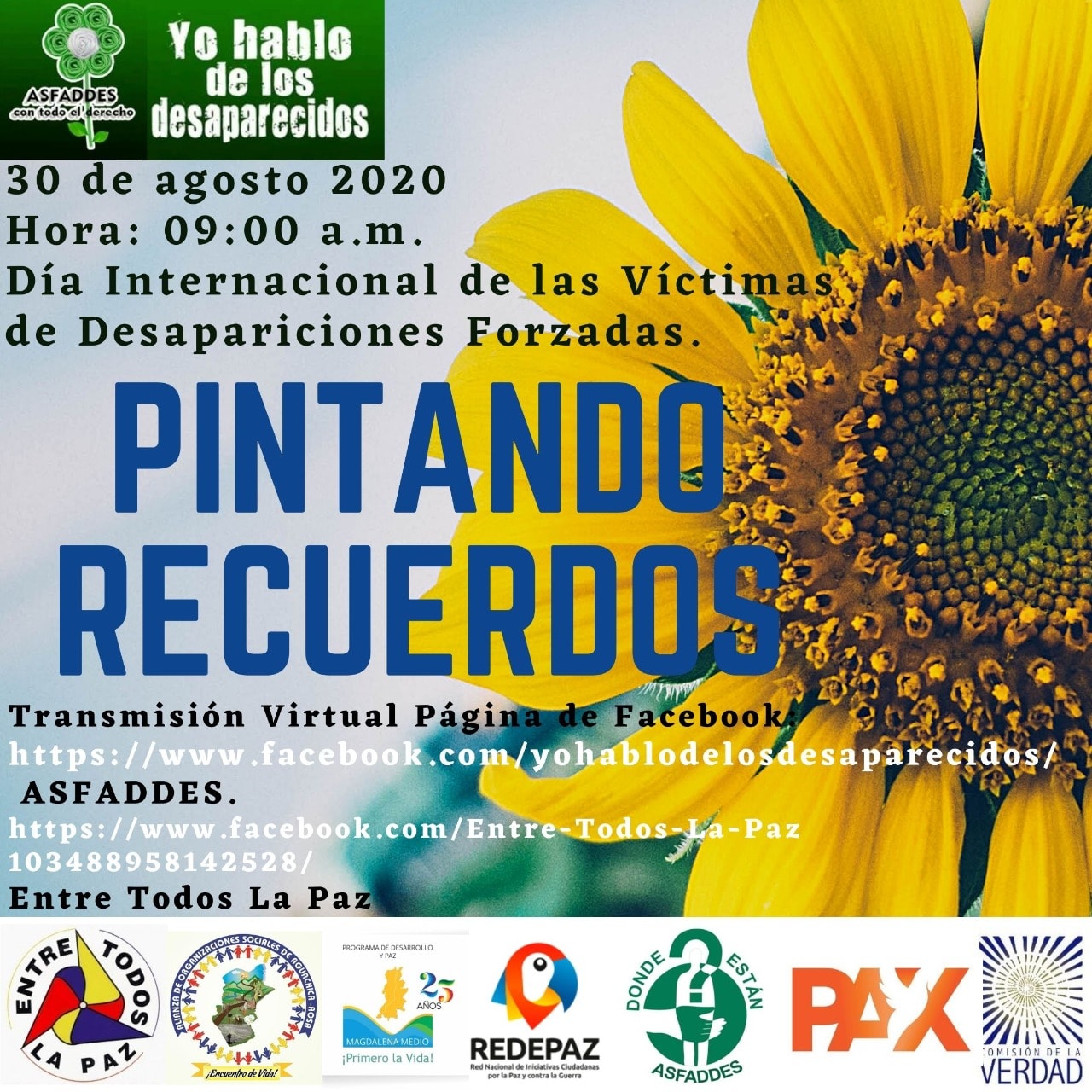 Póster del taller Pintando Recuerdos